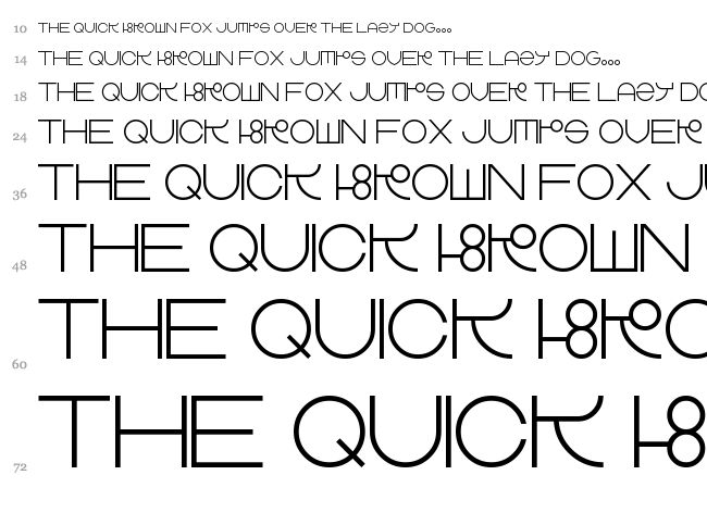 Zdyk Libra font waterfall